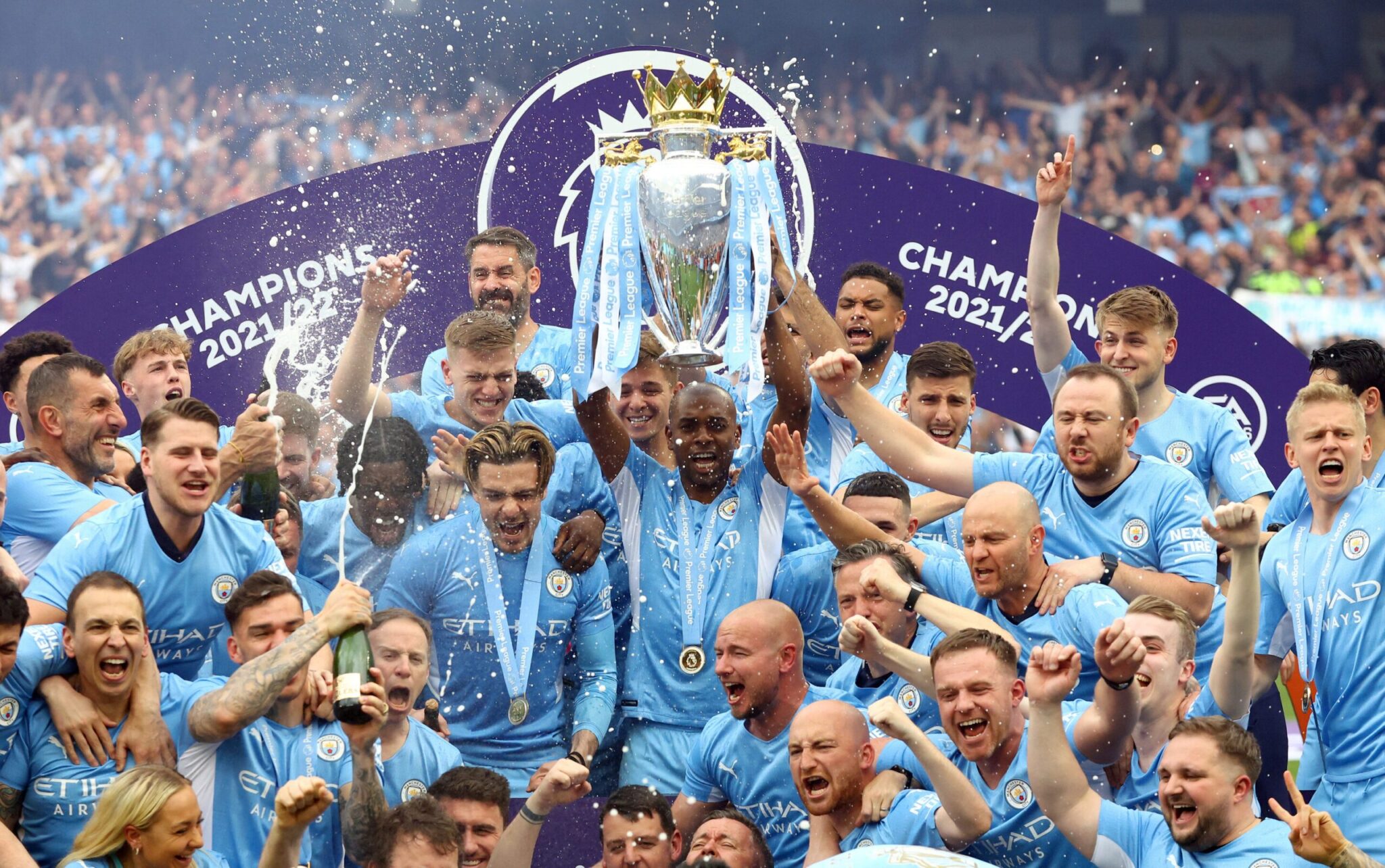 Manchester City makes a Historic Treble Lifts Champions League Trophy