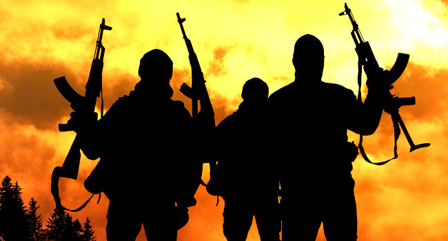 Graphical illustration of gunmen