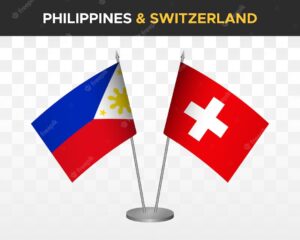 Switzerland and Philippines flags