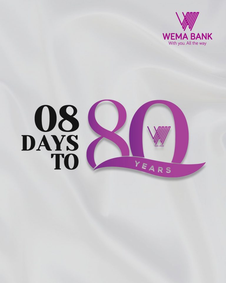 Countdown Begins As Wema Bank Turns 80 in Just 8 Days