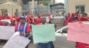 PICTURES: TUC Members Protest At Finance Ministry Over Welfare