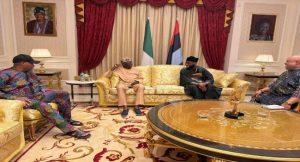 Osun State Gov, Elder Brother, Davido Visit Tinubu at Resident