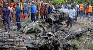 At Least 19 Killed As Bangladesh Fighter Jet Crashes Into School