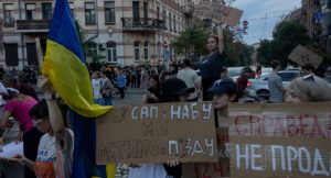 Thousands Protest In Kyiv Against Law Curbing Anti-Graft Agencies